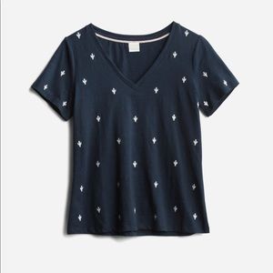 Skies are Blue embroidered cactus tee